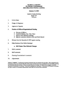 preview image of first page January 12, 2023 Agenda