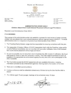 preview image of first page LAO 2023-2 Children Absent from Court-Order Placement without Legal Permission