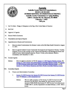 preview image of first page February 7, 2023 Agenda