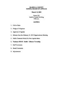 preview image of first page March 15, 2023 Agenda