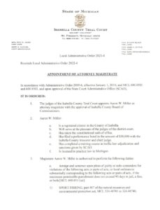 preview image of first page LAO 2023-4 Appointment of Attorney Magistrate -Miller