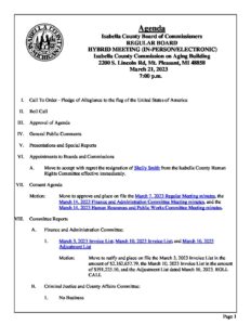 preview image of first page March 21, 2023 Agenda