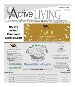 preview image of first page July 2023 Active Living