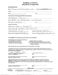 preview image of first page Map Amendment #23-01 Roberto Salinas – Sherman Township