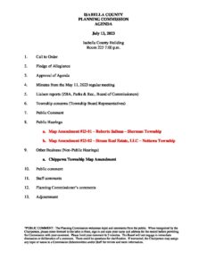 preview image of first page July 13, 2023 Agenda