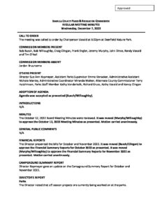 preview image of first page December 7, 2022 Meeting Minutes