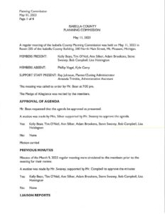 preview image of first page May 11, 2023 Approved Minutes