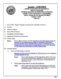 preview image of first page October 03, 2023 Agenda