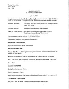 preview image of first page July 13, 2023 Approved Minutes