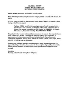 preview image of first page November 15, 2023 Public Hearing Notice