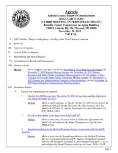 preview image of first page November 21, 2023 Agenda