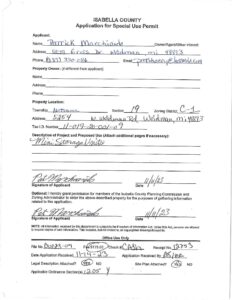 preview image of first page Special Use Permit #23-04 Pat Marchiando – Nottawa Township