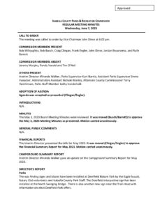 preview image of first page June 7, 2023 Meeting Minutes