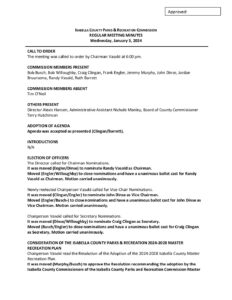 preview image of first page January 3, 2024 Meeting Minutes