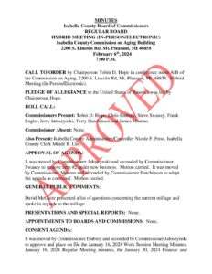 preview image of first page February 6, 2024 Meeting Minutes