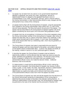 preview image of first page Appeal Application