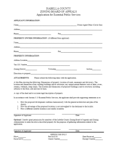 preview image of first page Essential Public Services Application