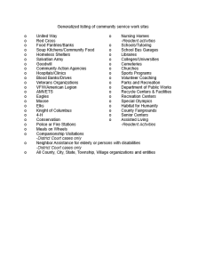preview image of first page Generalized Listing of Work Sites