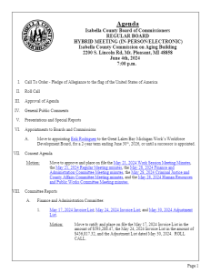 preview image of first page June 6, 2024 Agenda