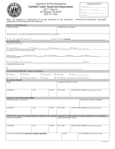 preview image of first page Plan Review Application and Process Information