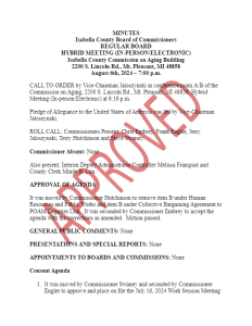 preview image of first page August 6, 2024 Meeting Minutes