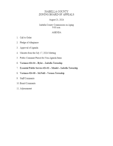 preview image of first page August 21, 2024 Agenda