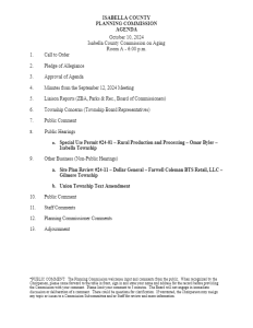 preview image of first page October 10, 2024 Agenda