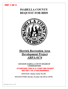 preview image of first page Herrick Recreation Area Development Project ARPA-0174 2024