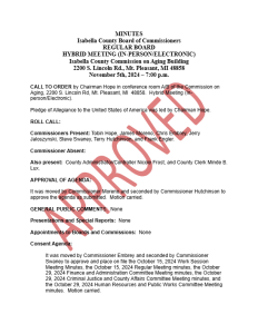 preview image of first page November 5, 2024 Meeting Minutes