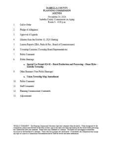 preview image of first page November 14, 2024 Agenda