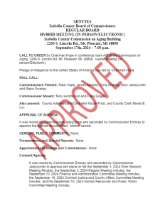 preview image of first page September 17, 2024 Meeting Minutes