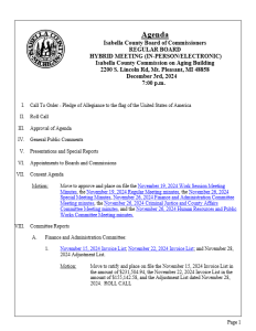 preview image of first page December 3, 2024 Agenda