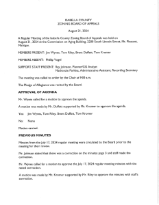preview image of first page August 21, 2024 Approved Minutes