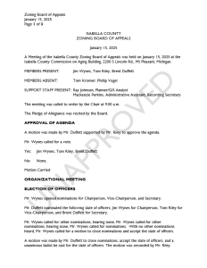 preview image of first page January 15, 2025 Unapproved Minutes