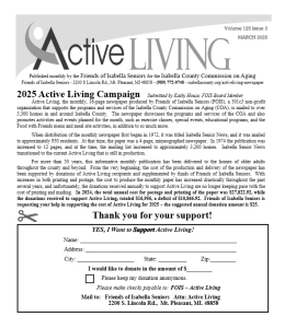 preview image of first page March 2025 Active Living