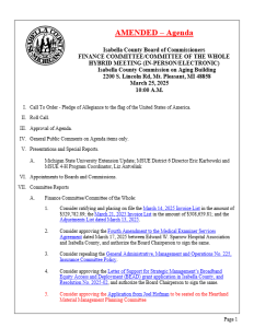 preview image of first page March 18, 2025 Agenda