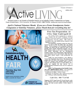 preview image of first page April 2025 Active Living