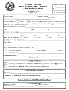 preview image of first page House Number/Address Application