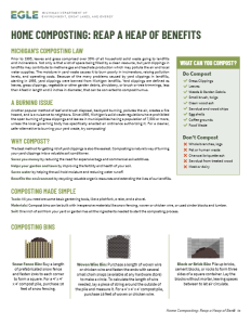 preview image of first page EGLE Composting Home Guide