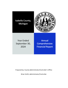 preview image of first page Isabella County 2024 Audit