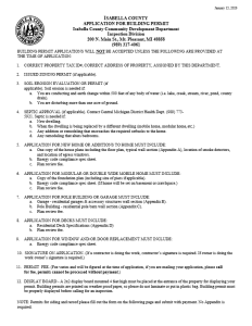 preview image of first page Application for Building Permit – Effective June 1, 2025