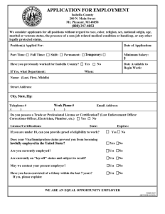 preview image of first page Employment Application