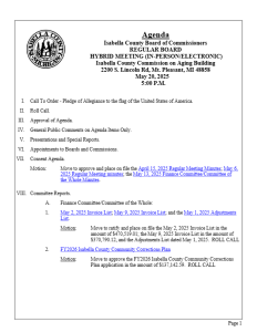 preview image of first page May 20, 2025 Agenda