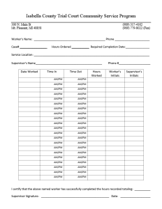 preview image of first page Service Hours Sheet