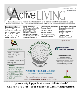 preview image of first page August 2025 Active Living