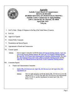 preview image of first page April 16, 2024 Agenda