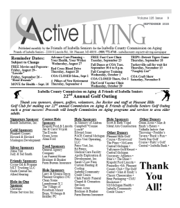 preview image of first page September 2025 Active Living