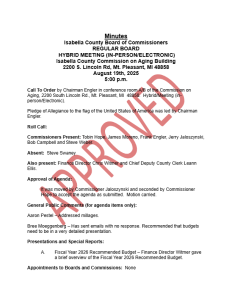 preview image of first page August 19, 2025 Regular Meeting Minutes