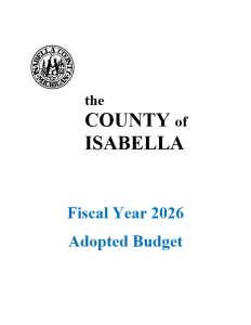 preview image of first page Fiscal Year 2026 Adopted Budget