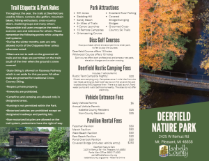 preview image of first page Deerfield Nature Park Brochure